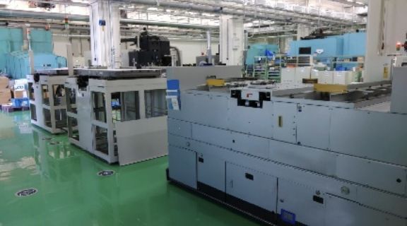 A section of the model line enhanced by automation and IoT