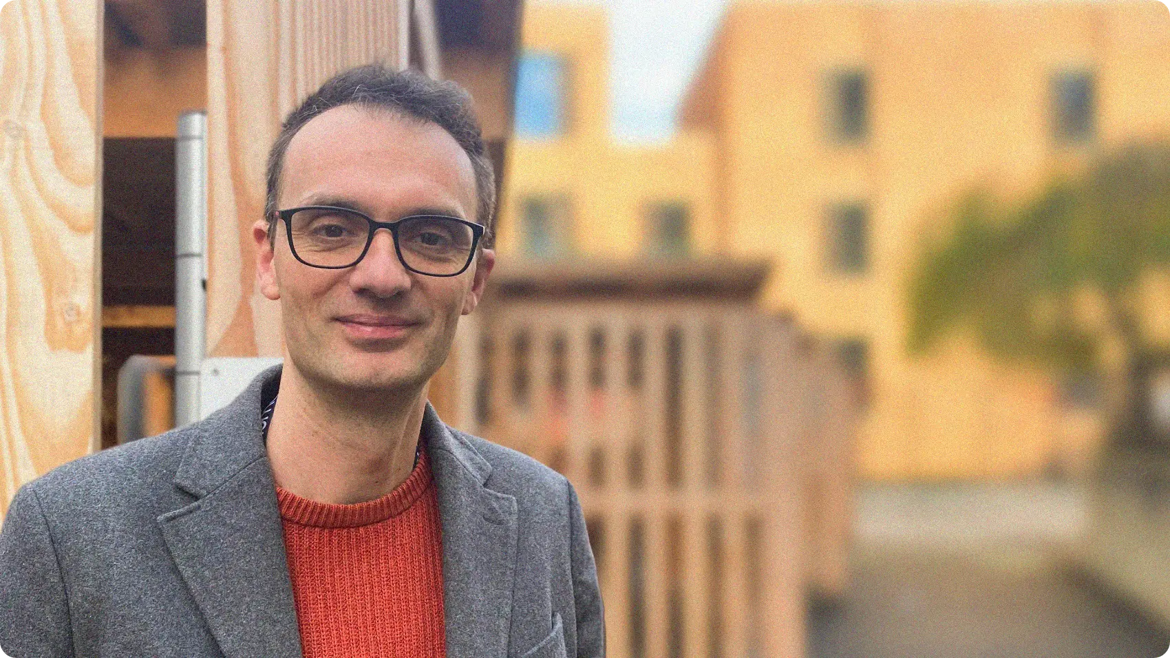 Smiling as he looks this way Dr. Jaroslaw Rzepecki.