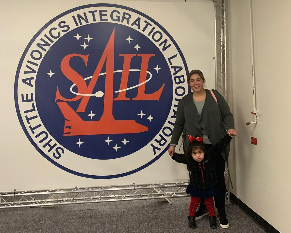 Jessica with her daughter