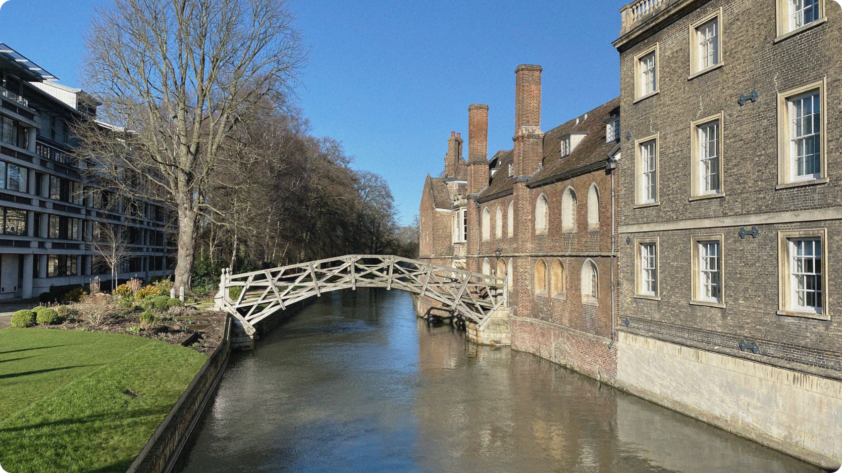 The streetscape of Cambridge, where Dr. Jaroslaw Rzepecki lives.