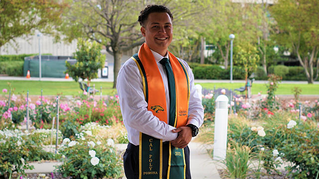 Victor's graduation photo